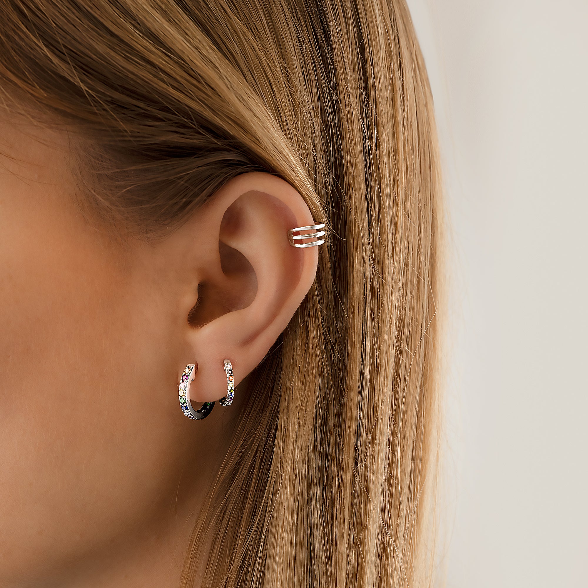 Orecchini Cerchi Multicolore - Chiara Jewels