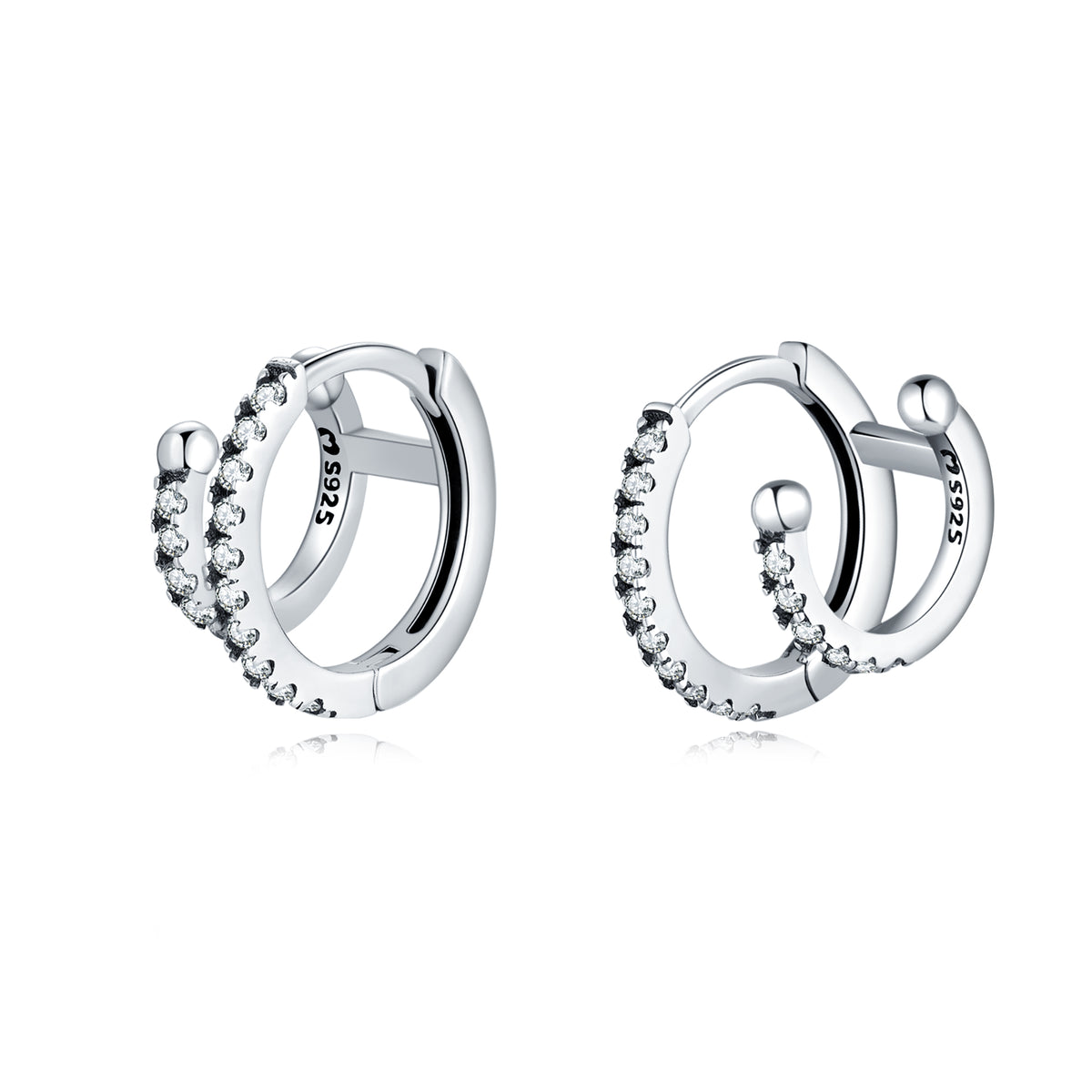 Orecchini Duo Cerchi - Chiara Jewels