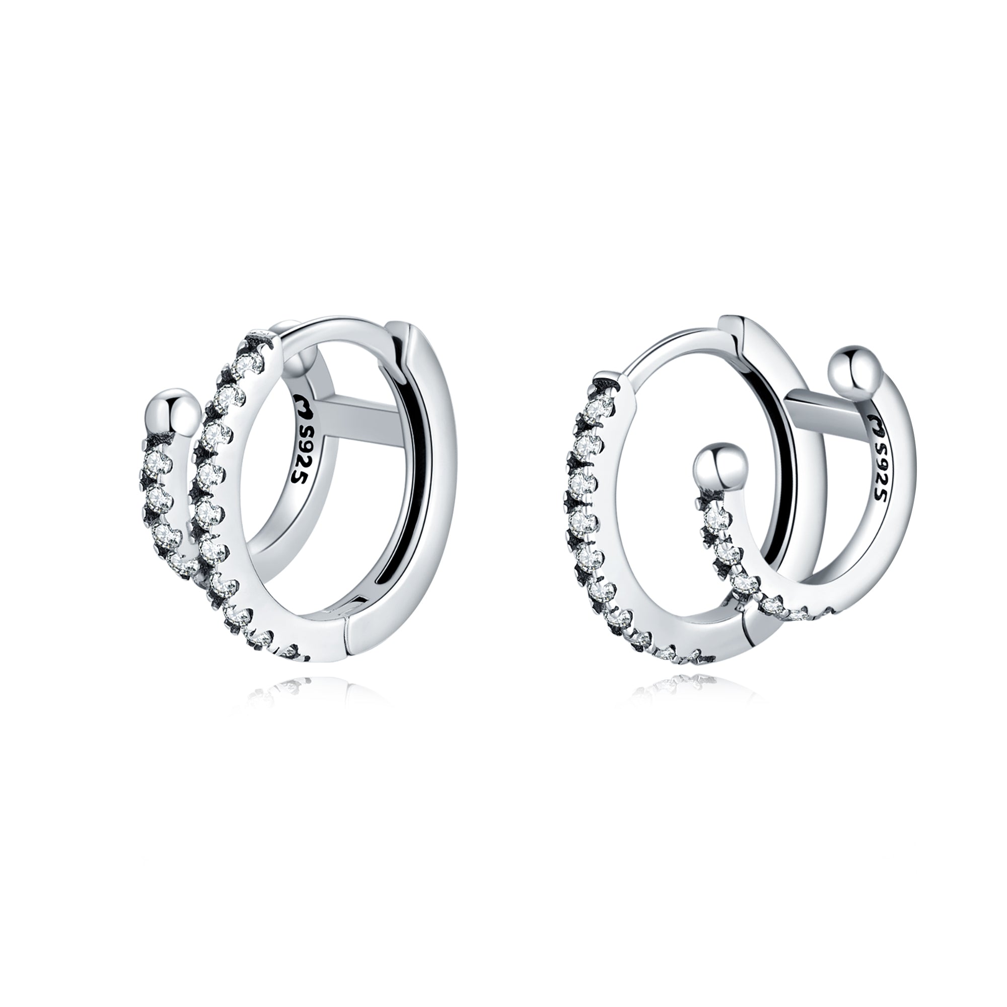 Orecchini Duo Cerchi - Chiara Jewels