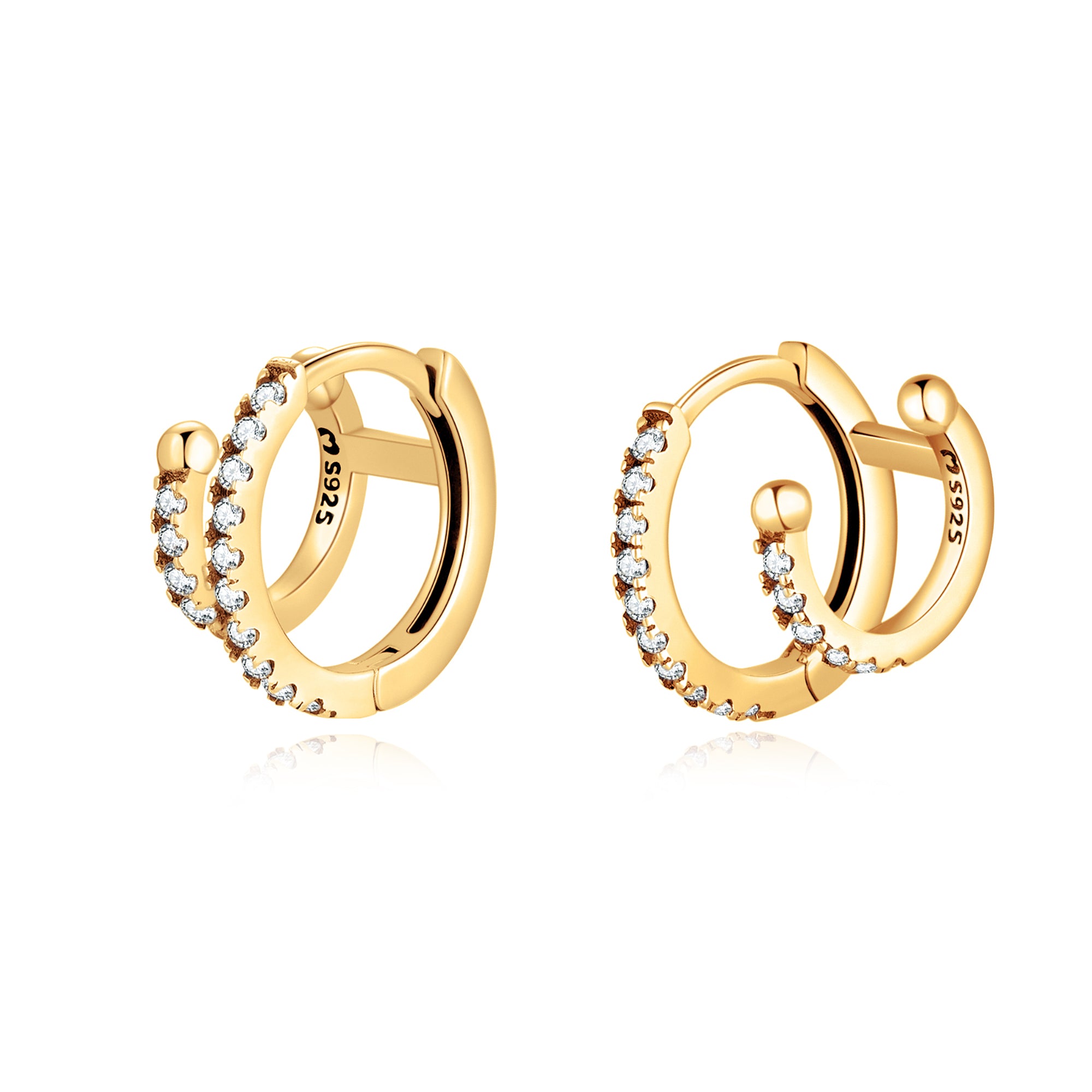 Orecchini Duo Cerchi - Chiara Jewels