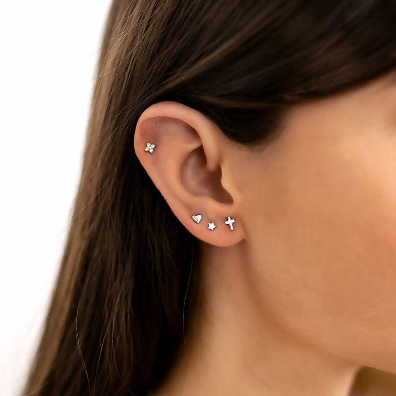 Orecchini Mini "Croce" - Chiara Jewels