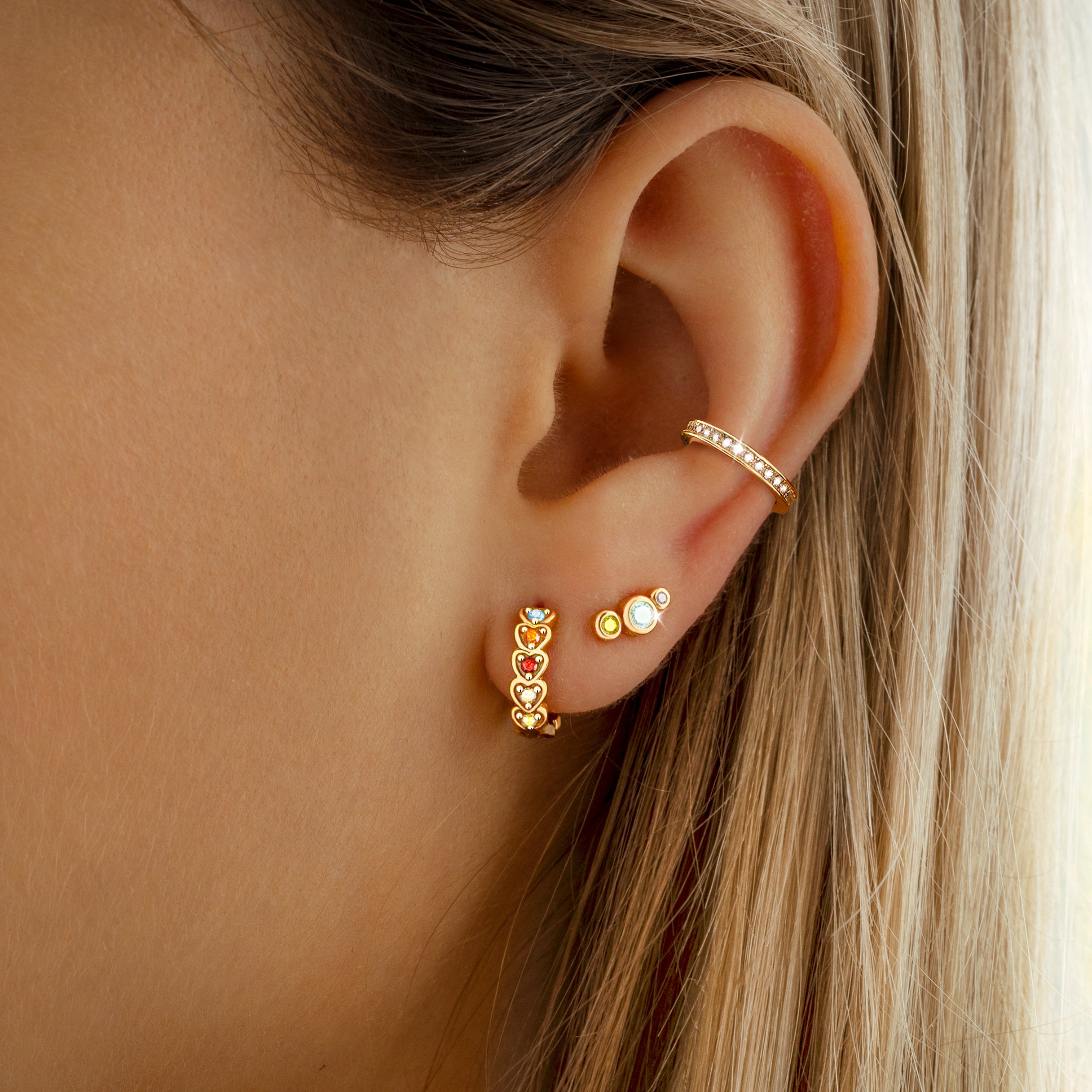 Orecchini "Tre Luminosi" - Chiara Jewels