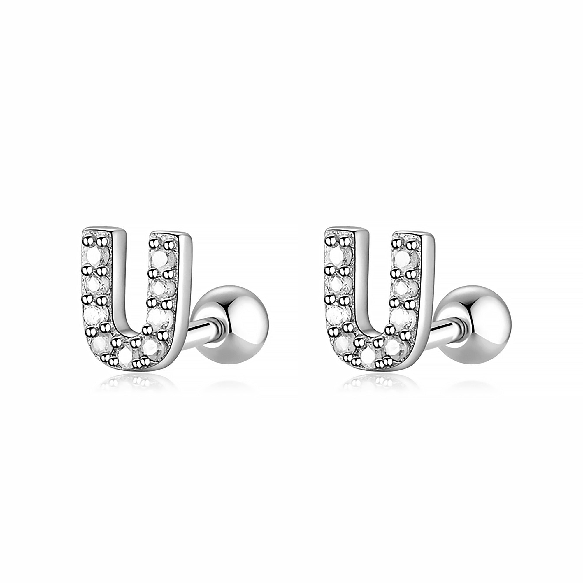 Orecchino "Letterine Bianche" - Chiara Jewels