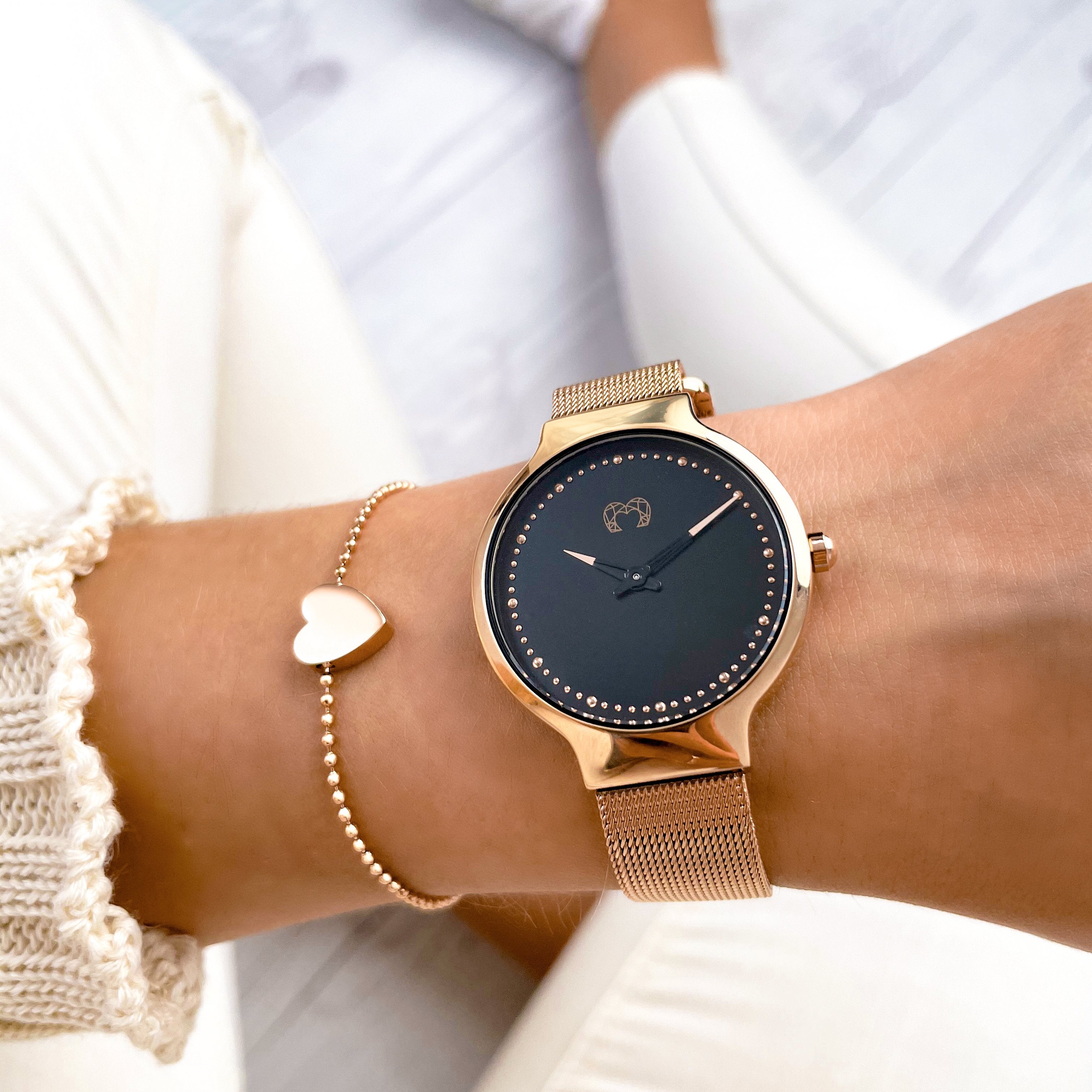 Orologio "Basis" ~ RoseBlack - Chiara Jewels