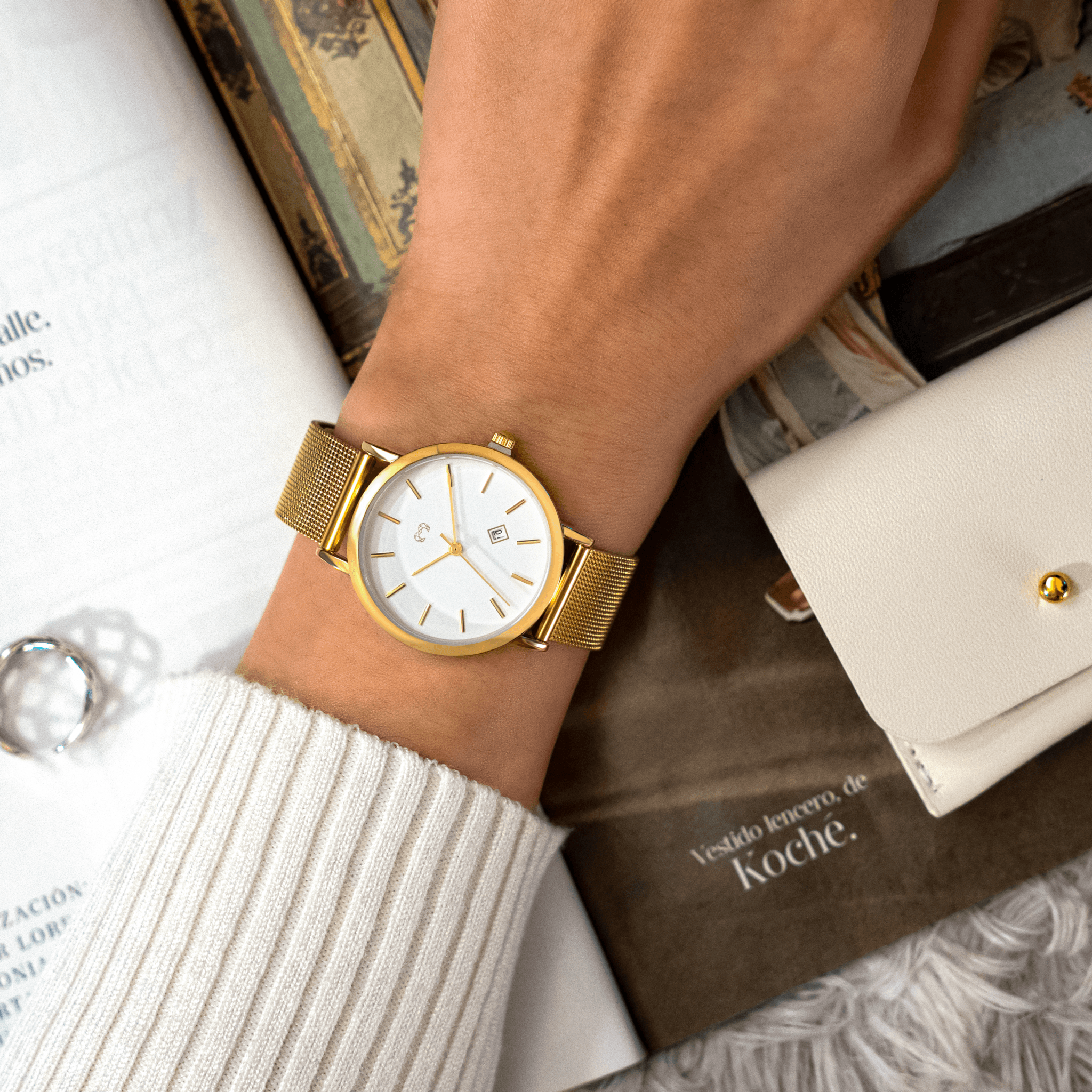 Orologio "Chiara Jewels"~  GoldWhite - Chiara Jewels