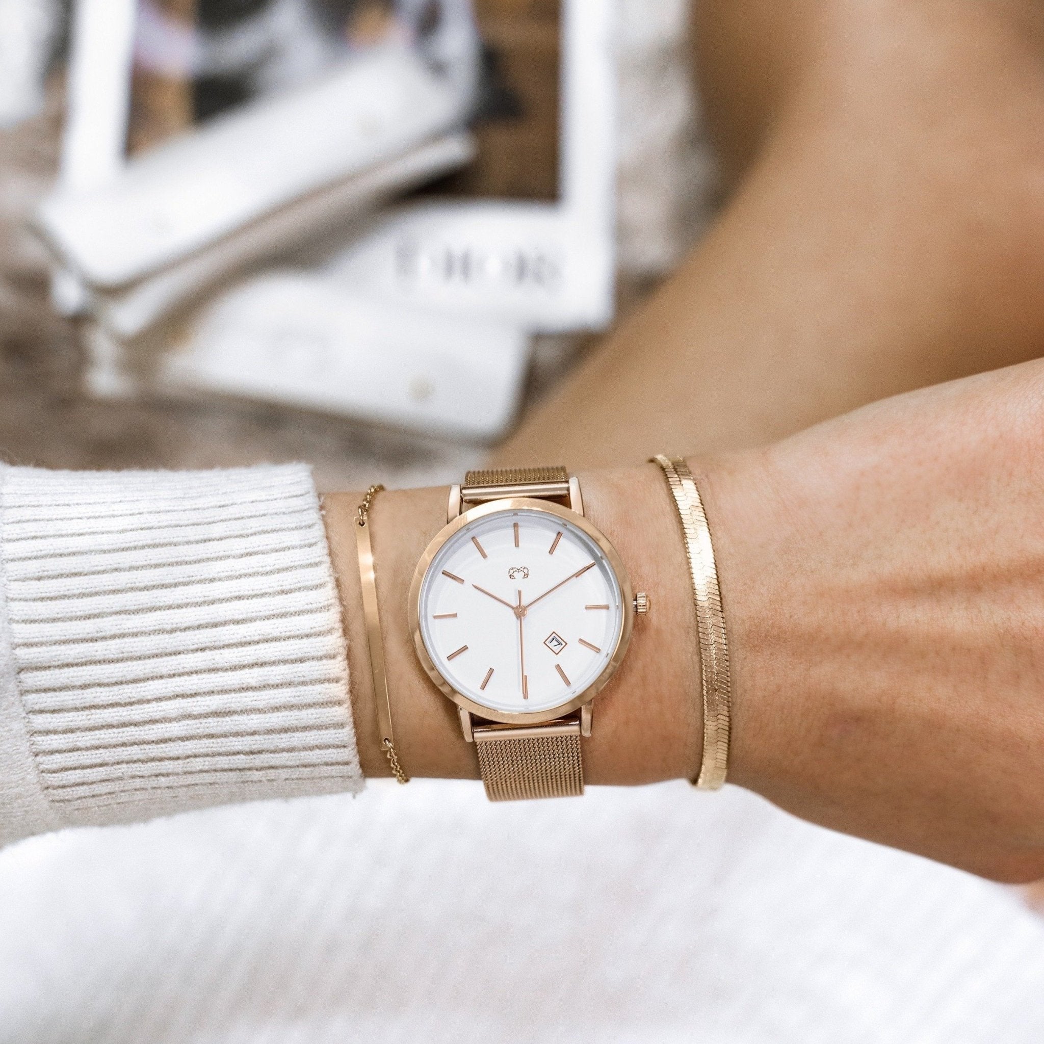 Orologio "Chiara Jewels" ~ RoseWhite - Chiara Jewels