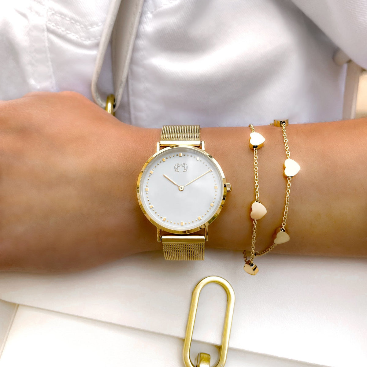 Orologio "Juliet" ~ GoldWhite - Chiara Jewels