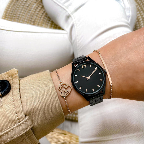 Orologio "Cavalier" ~ Antracite - Chiara Jewels